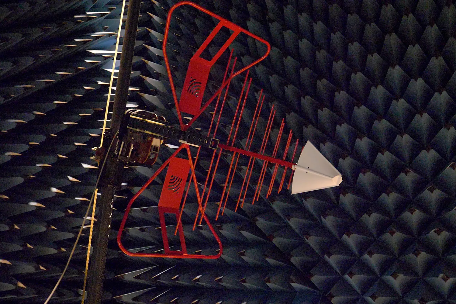 Logitech anechoic chamber acoustic wedges